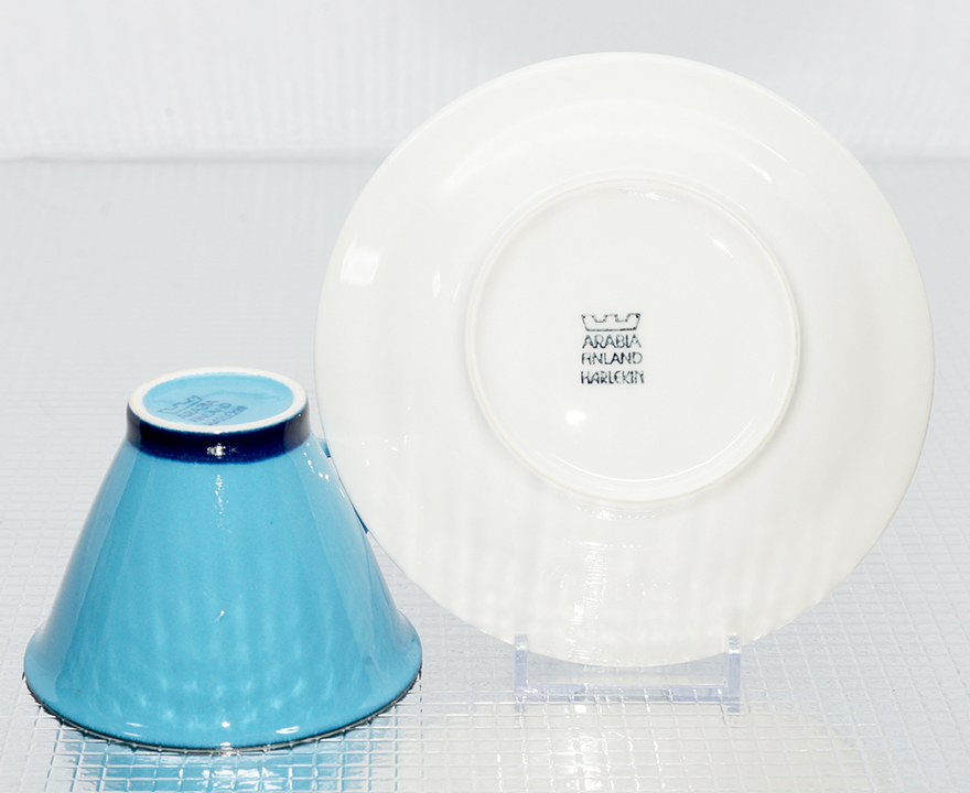 ARABIA　　アラビア ハレキン コーヒーカップ＆ソーサー　 北欧食器 　No 460 ハレキン ARABIA アラビア カップ&amp;ソーサー&amp;プレート Arabia A