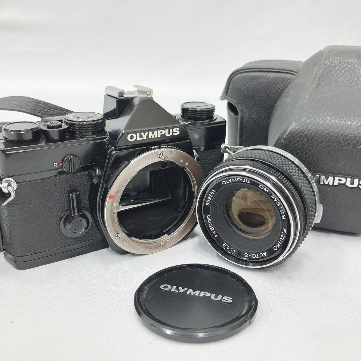 カメラ OLYMPUS オリンパス OM-1 フィルムカメラ レンズ 50mm ケース付