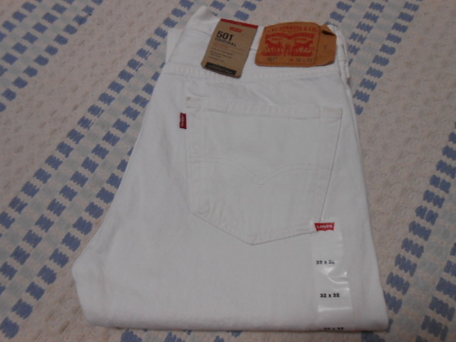 新品！リーバイス 501 ホワイト W32・L32 005010651 501XX 