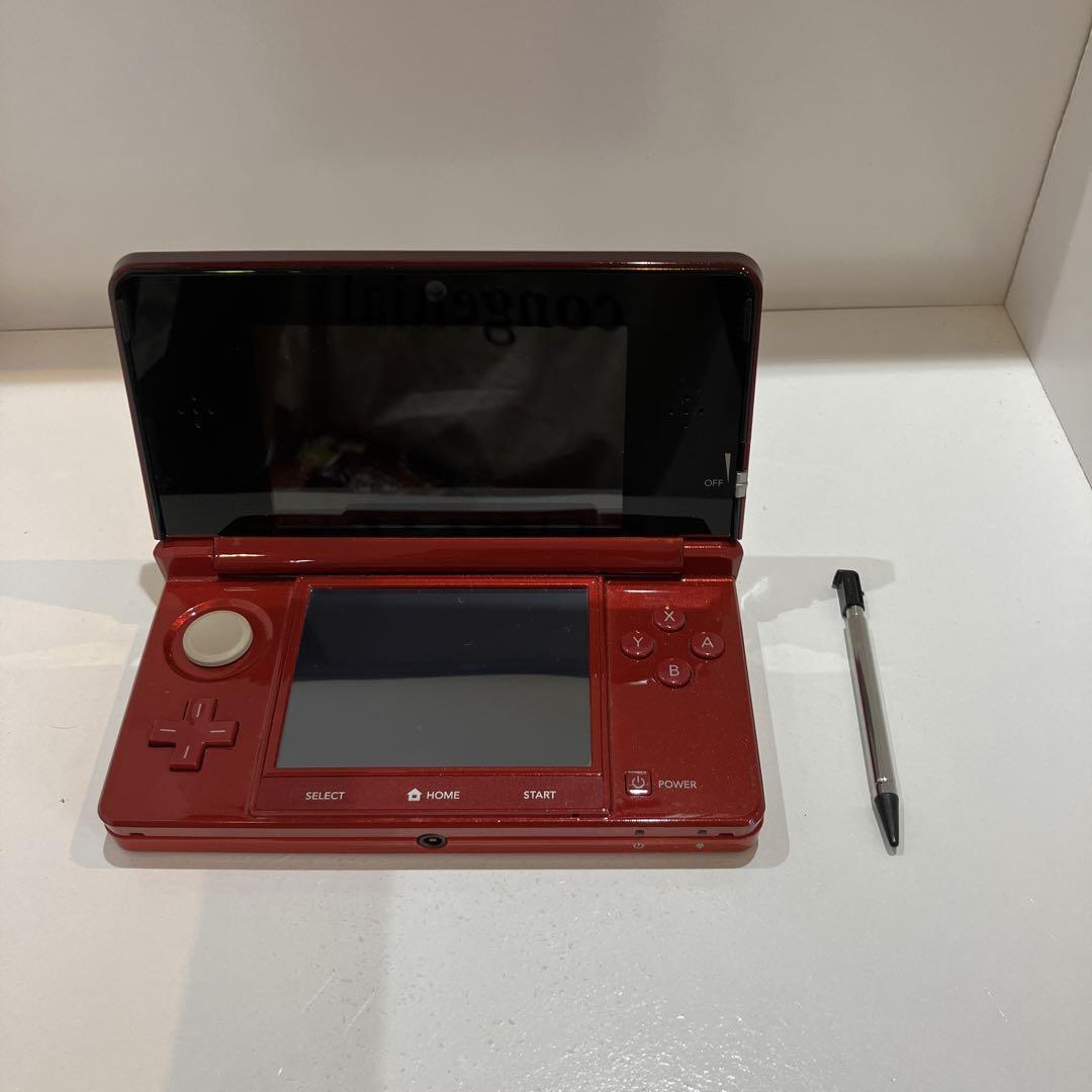 任天堂3DS フレアレッド ソフト4本付