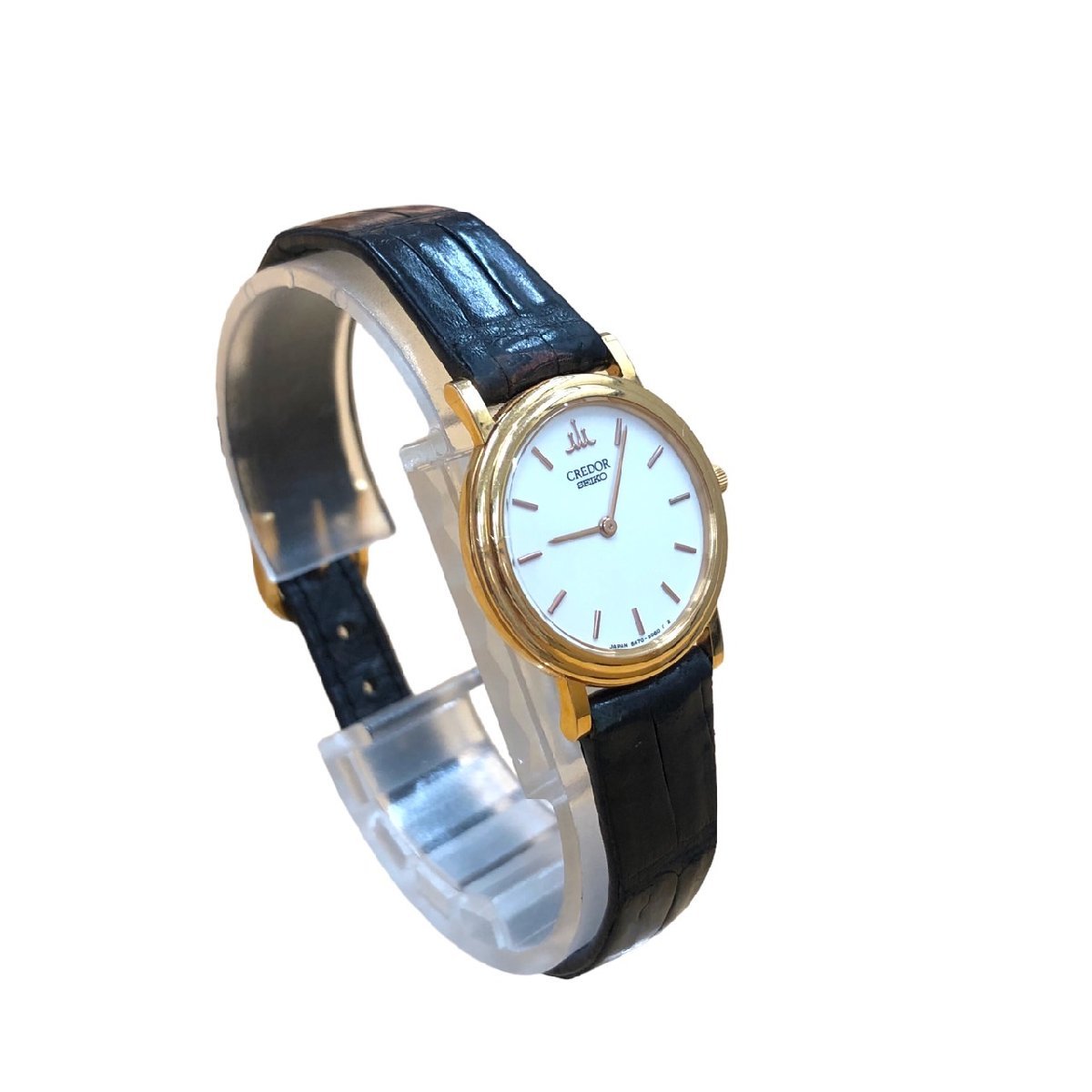 SEIKO セイコー クレドール レディース腕時計 18KT Qz 不動 5A70-0500