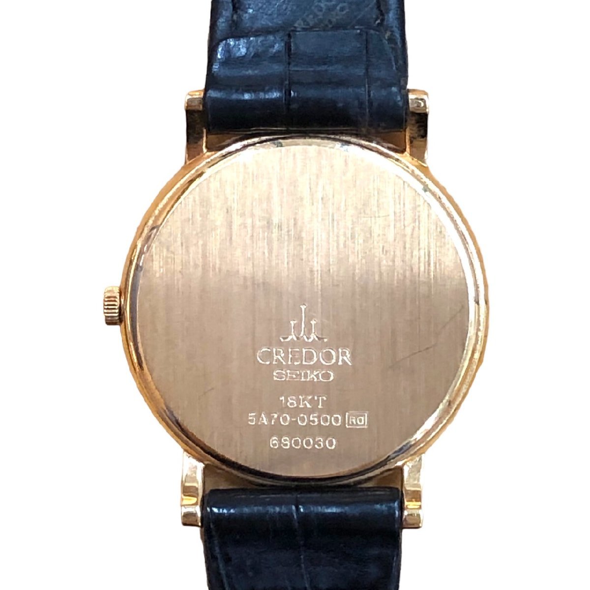 SEIKO セイコー クレドール レディース腕時計 18KT Qz 不動 5A70-0500