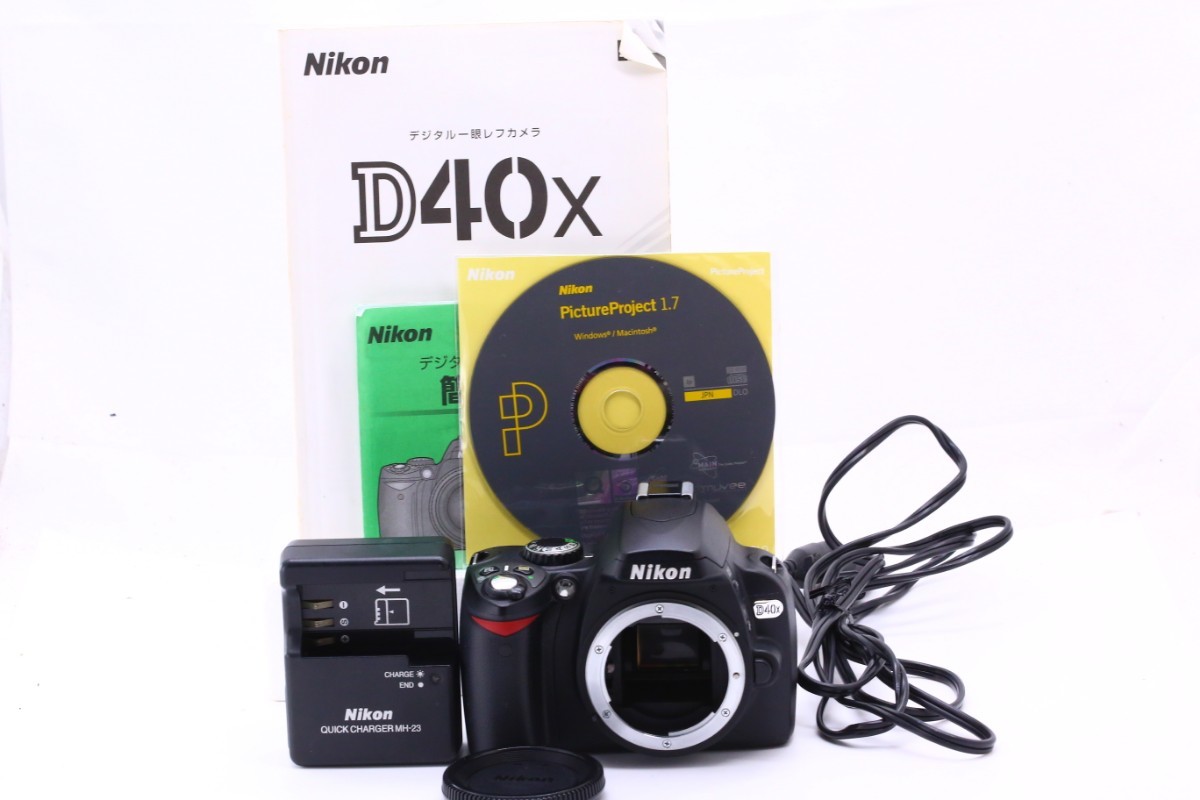 【限定SALE，正規品】 ショット数3302回 Nikon ニコン D40x ボディ #10687(ニコン)｜売買されたオークション情報、yahooの商品情報をアーカイブ公開 - オークファン ニコン