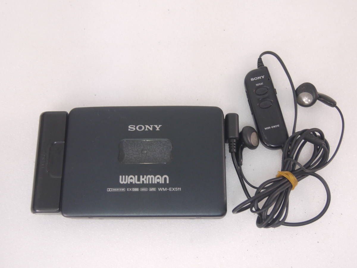 922 SONY WALKMAN WM-EX511 ソニー カセット ウォークマン ポータブルカセットプレイヤー リモコン付