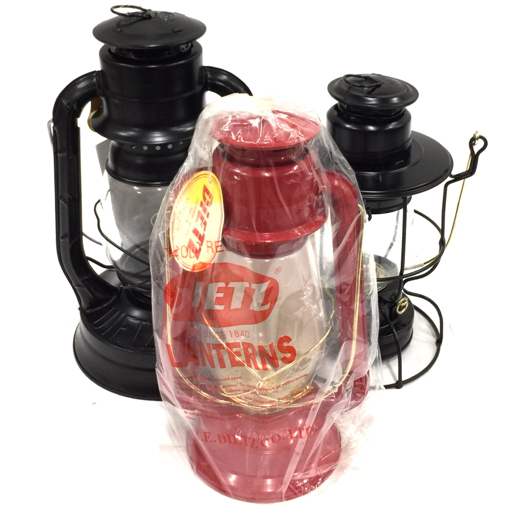 デイツ No，20 赤 No，8黒 ウォッチマン 他 レイルロード ランタン ブラック レッド 3点セット 未使用 Dietz