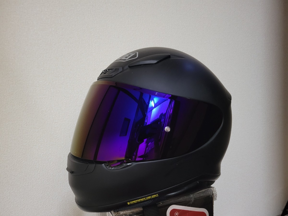 2021年製 SHOEI ショウエイ Z7 サイズM マットブラック ミラーシールド 