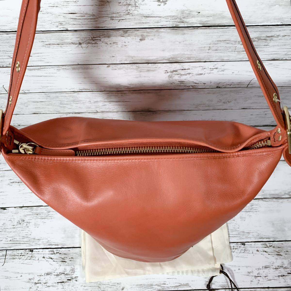 未使用に近い】COACH コーチ 17998 ダッフルサック レザー ショルダー 