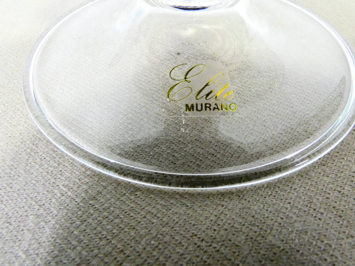 MURANO ムラーノ Elite ワイングラス ヴェネチアン ベネチアン グラス