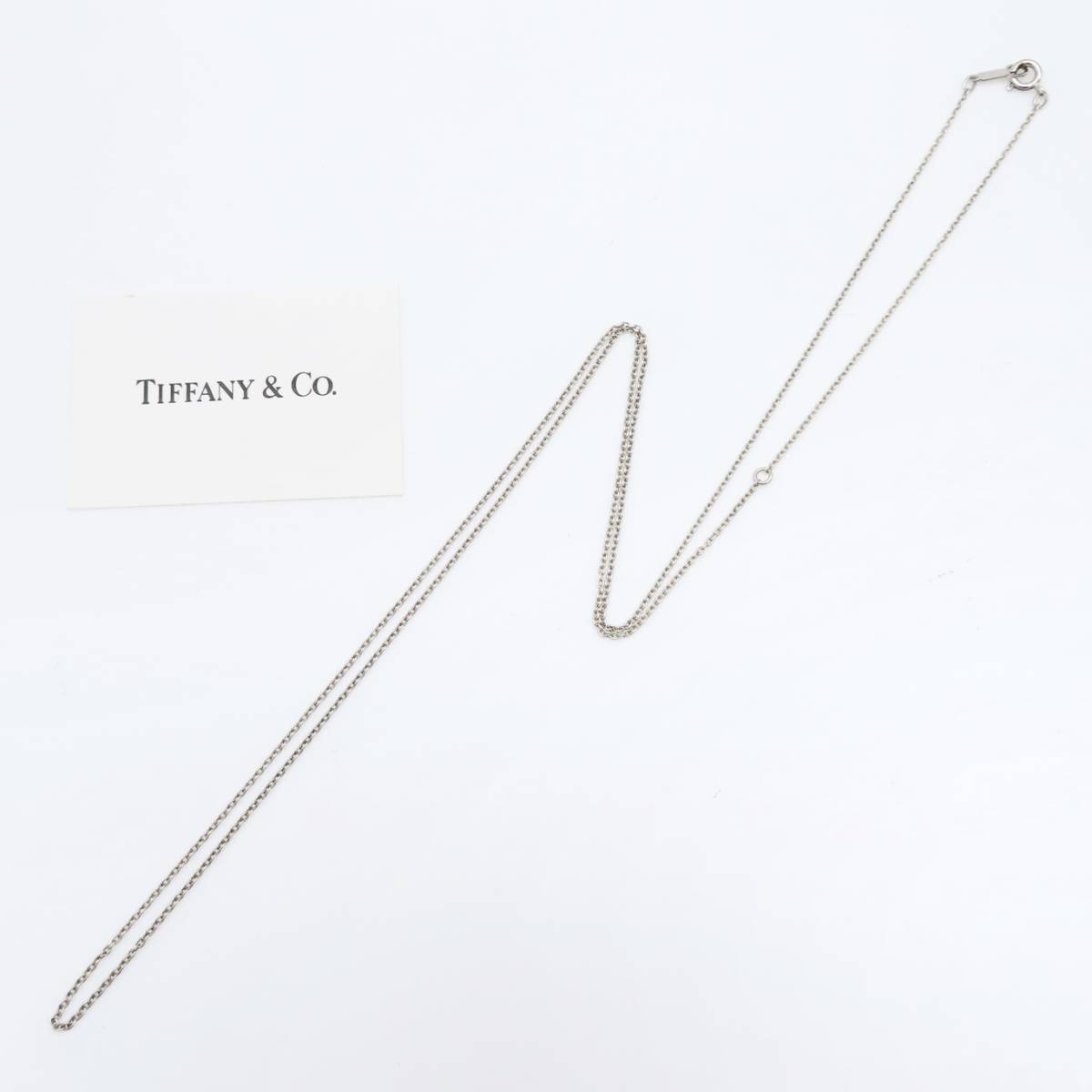 ティファニー ロング チェーン シルバー ネックレス SV925 HA64