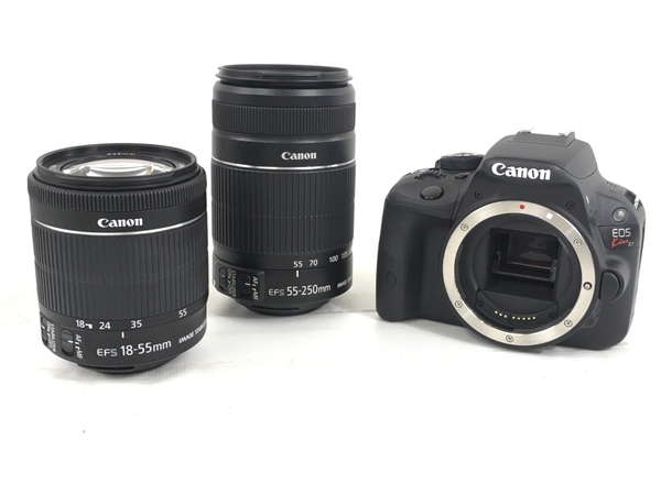安い，新作登場 Canon EOS Kiss X7 18-55mm F3.5-5.6 IS STM 55-250mm
