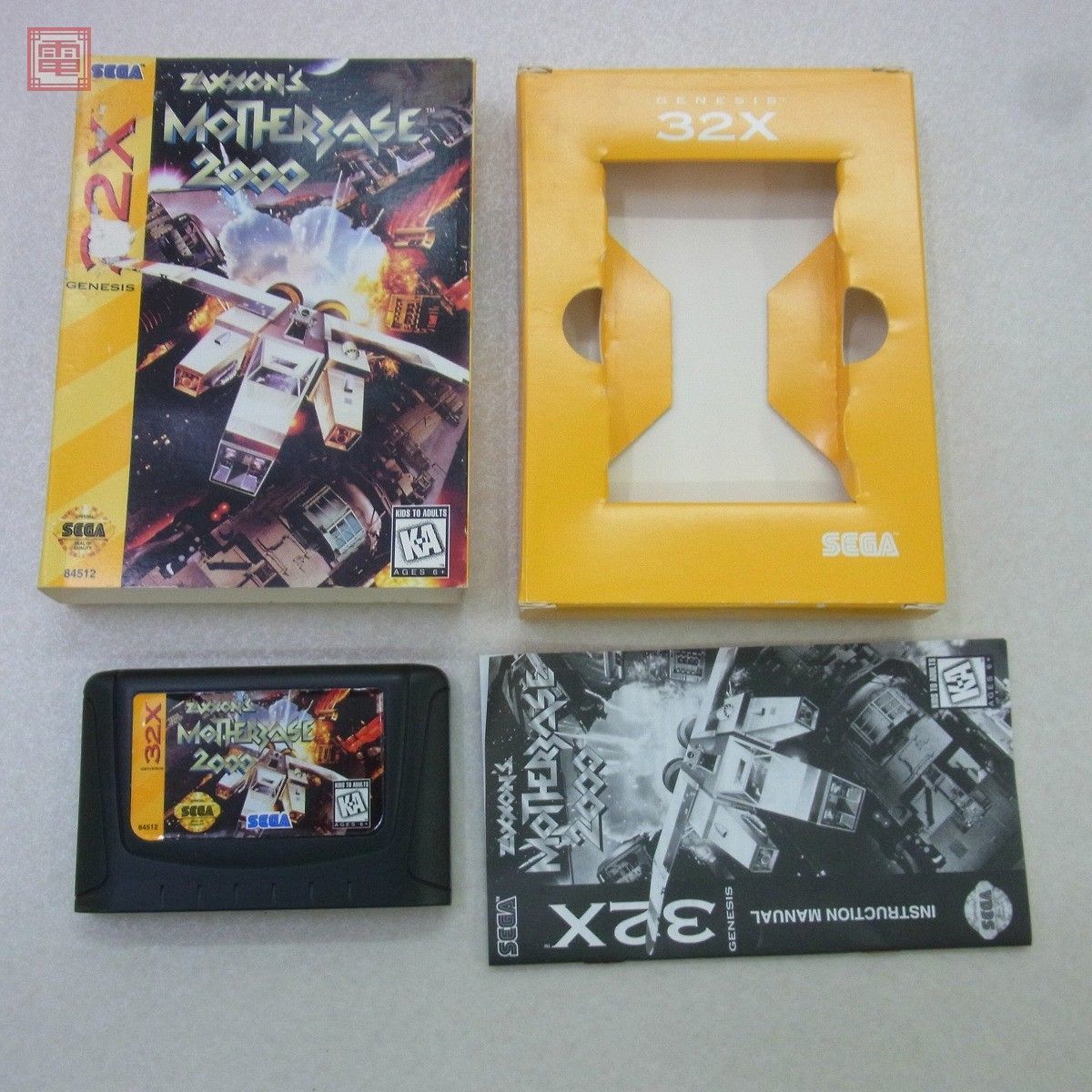 MD 海外版 GENESIS 32X ZAXXON'S MOTHERBASE 2000 ザクソン マザー