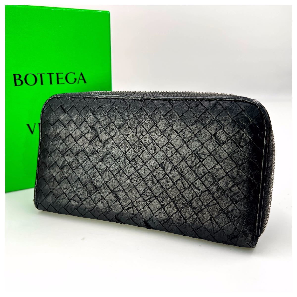 ボッテガヴェネタ イントレチャート 長財布 カセット ラージ フラップウォレット ボッテガヴェネタ イントレチャート 長財布 カセット ラージ フラップ
