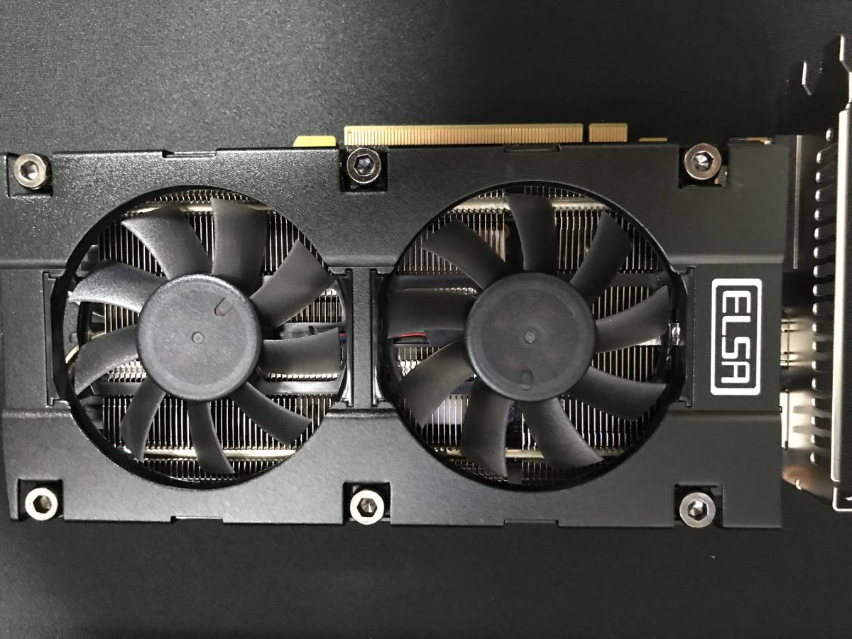 ELSA GTX1060 6GB S.A.C.R2 GD1060-6GEBS2 グラフィックボード 動作