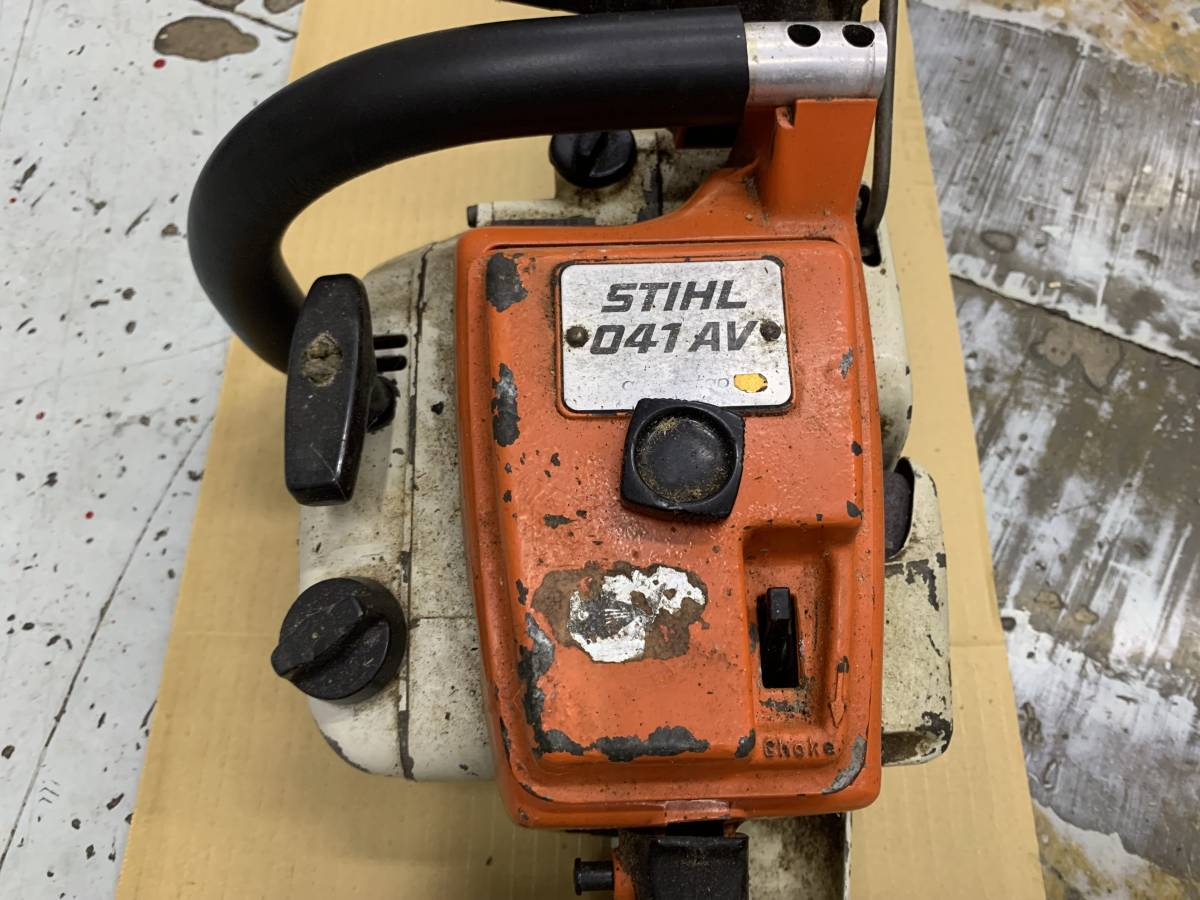 STIHL AV 041 動作未確認 チェーンソー 現状渡し メルカリ Yahoo 