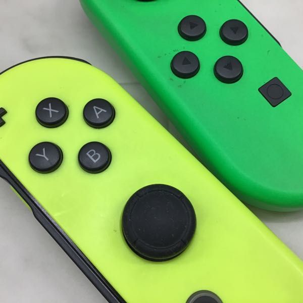Nintendo Switch ニンテンドースイッチ本体グリーン/イエロー箱無し 1円〜 動作確認/初期化済 箱無 Nintendo Switch 本体 HAC-001(-01) Joy