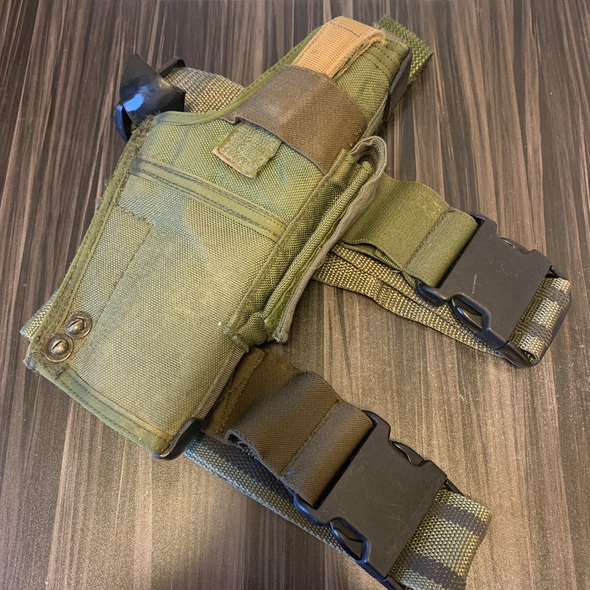 実物 EAGLE SAS Mk6 OD H&K Mk23 SOCOM サイホルスター レッグホルスター ハンドガン ガスブロ ガスガン 東京マルイ KSC サバゲー