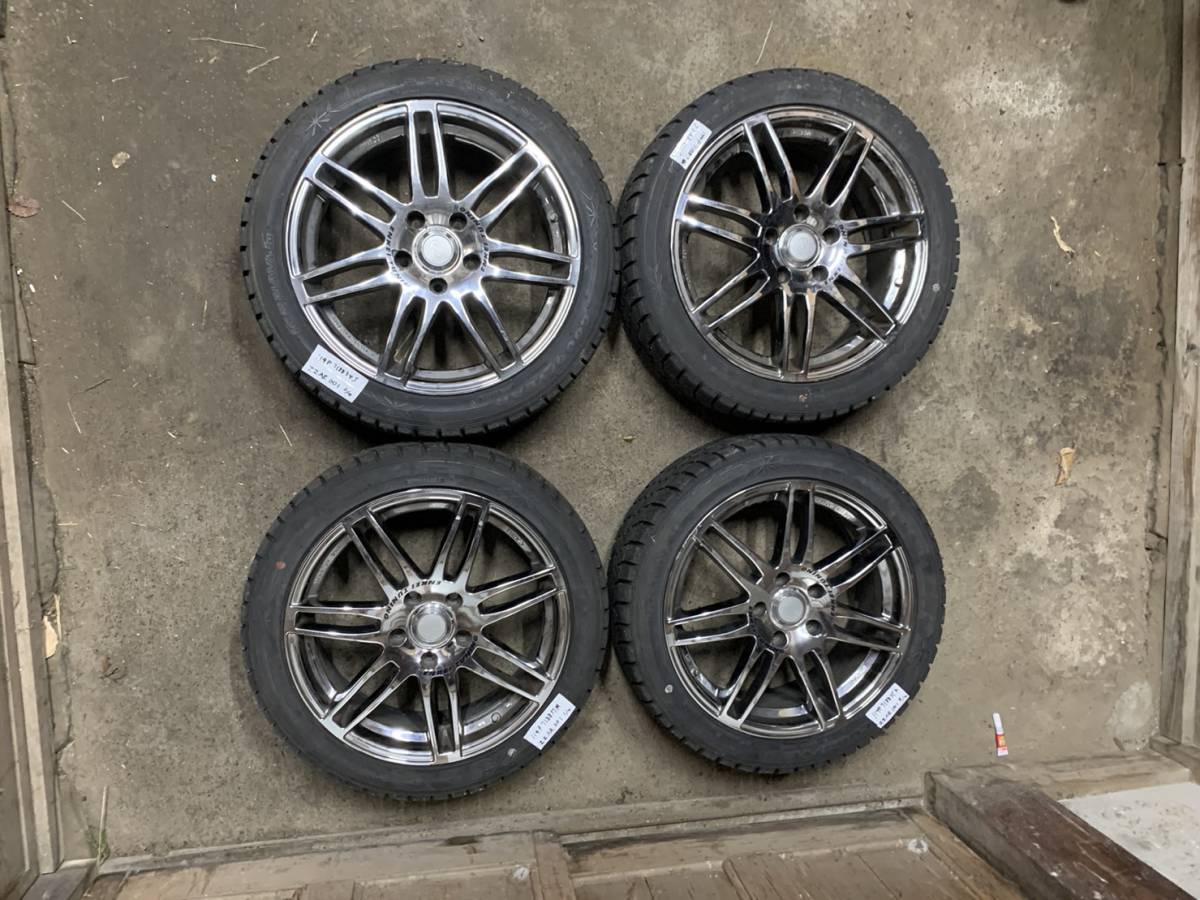 ENKEI TUNING 215 45 17 PCD112 バリ溝