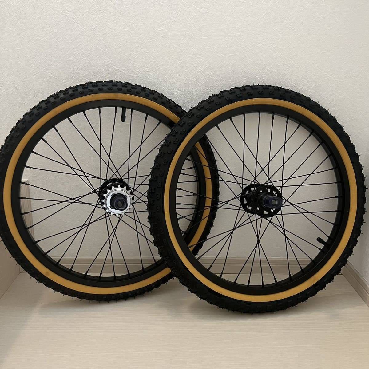 kuwahara e.t.40 純正ホイール タイヤ 前後セット kenda クワハラ