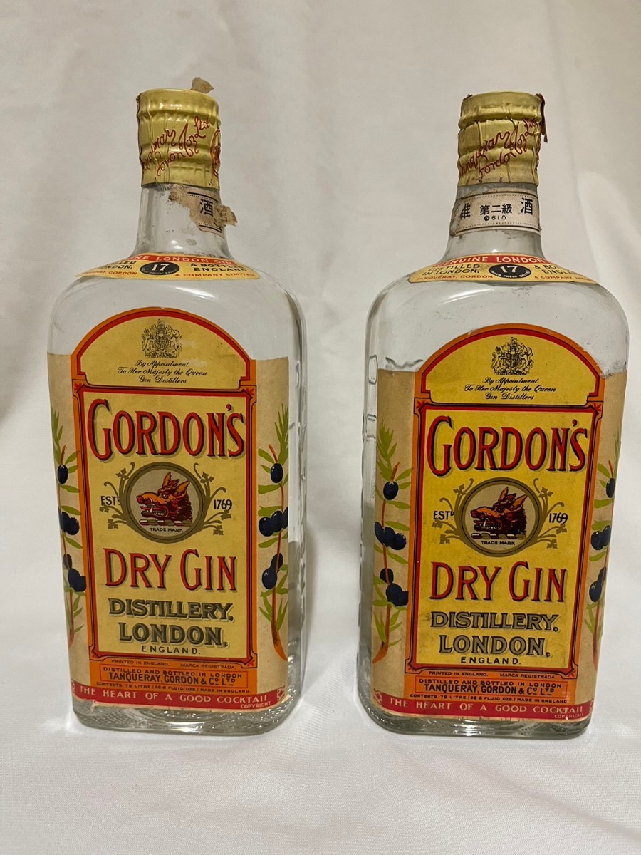 ティンキャップ ゴードン ドライジン 2本セット 未開栓 750ml まとめ
