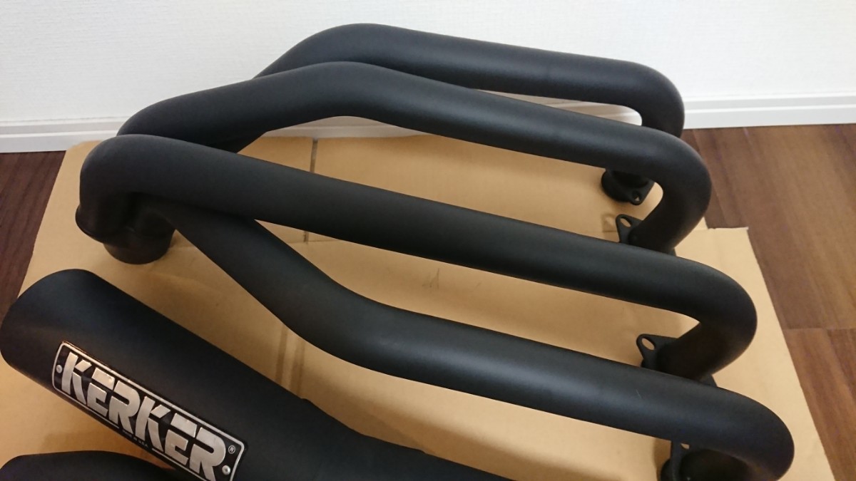 カワサキ ZEPHYR1100用 KERKERメガホンマフラー UP加工 カチ上げ 