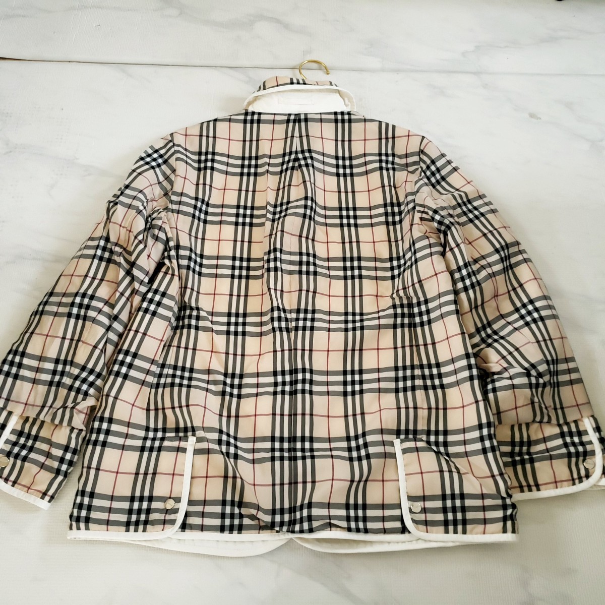 【極美品】BURBERRY バーバリー ノバチェック ジャケット 120cm ノバチェック BURBERRY リバーシブル ブランドオフ BURBERRY