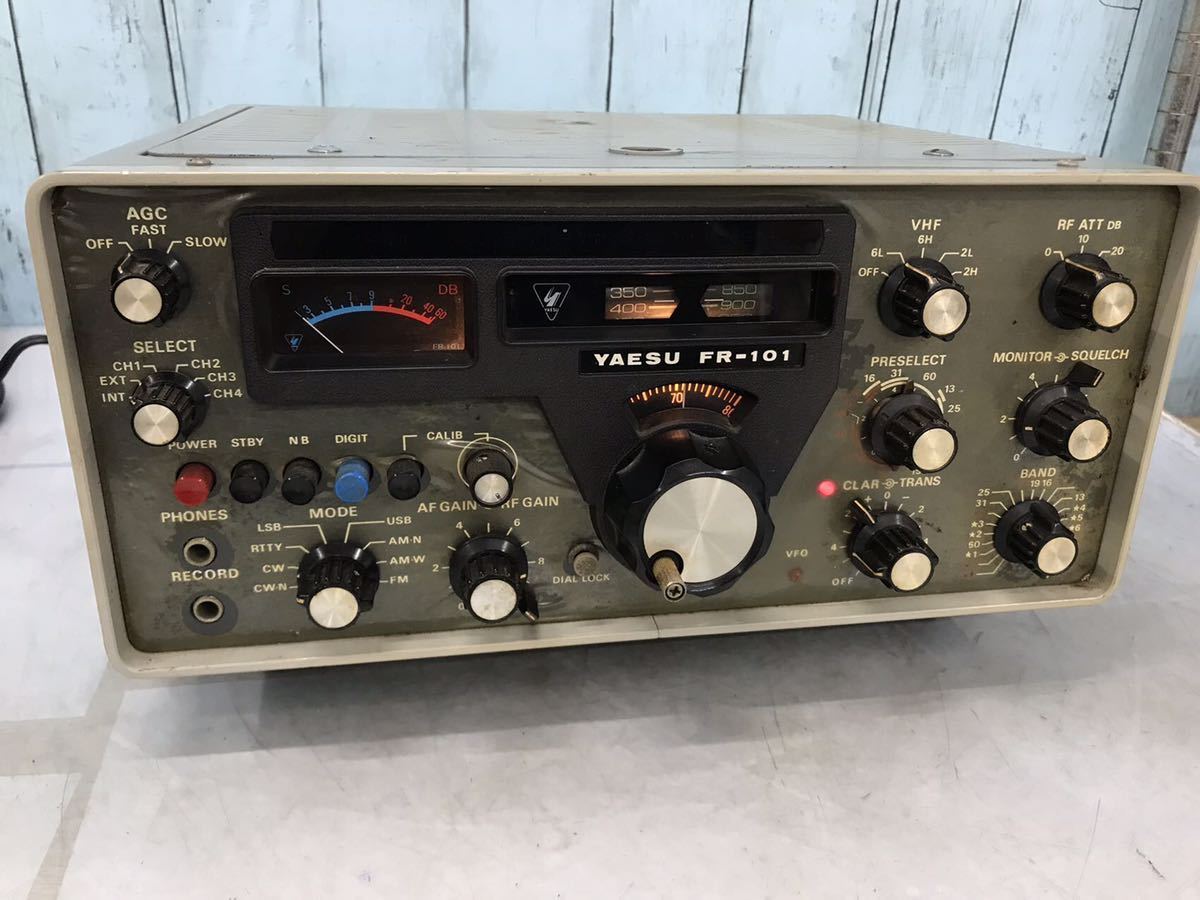YAESU FR-101 受信機 通電のみ確認 ジャンク（100s） 【公式通販】
