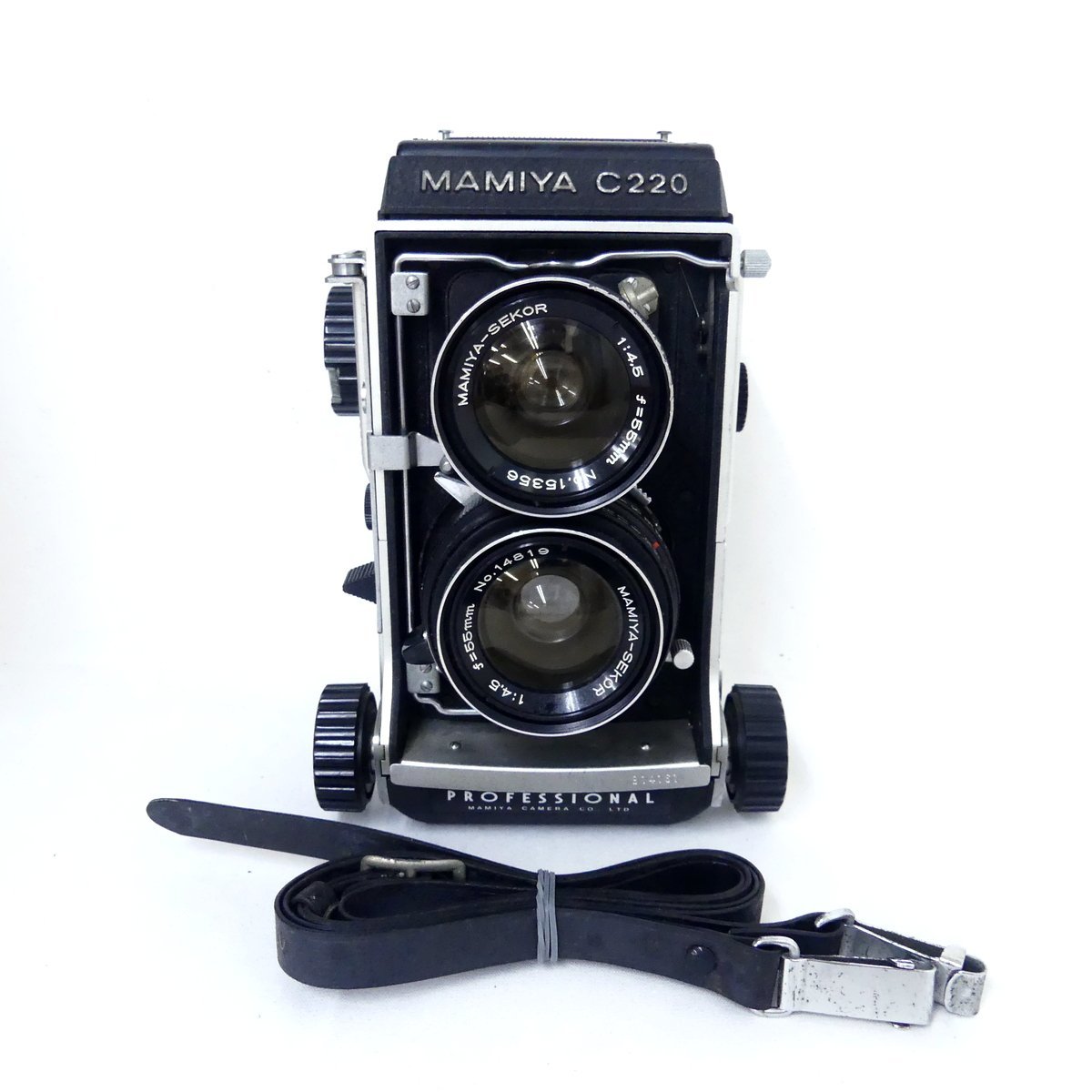 MAMIYA C220、55mm f4.5 セット #3394 送料無料，お買い得 MAMIYA マミヤ C220 professional MAMIYA-SEKOR
