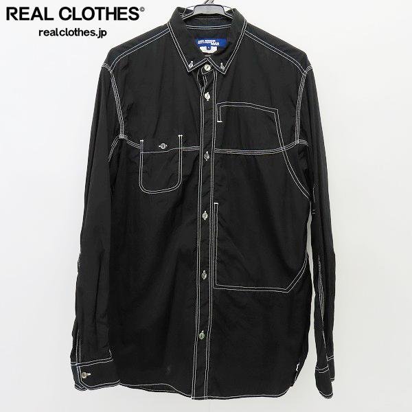 ☆JUNYA WATANABE MAN COMME des GARCONS/ジュンヤワタナベマンコムデギャルソン ステッチ 長袖シャツ WE-B030 L /LPL