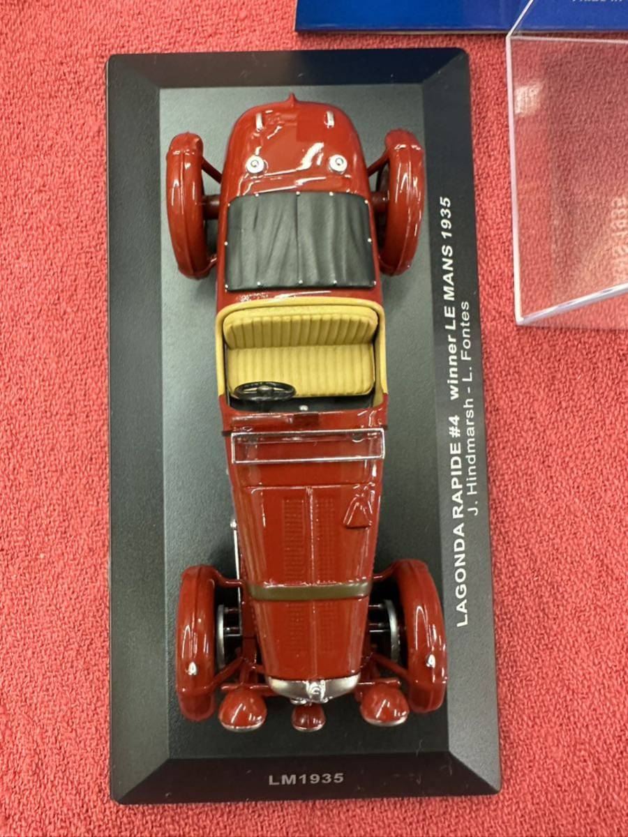 Miniature Voiture IXO-ALTAYA Lagonda Rapide N°4 - Vainqueur Le Mans 1935 - Rouge