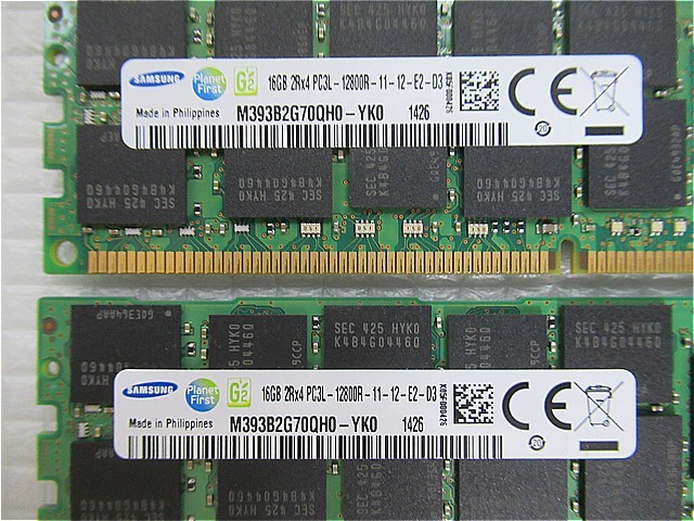 ラスト1式【今週のサーバー向けメモリ】SAMSUNG 2R*4 PC3L-12800R-11