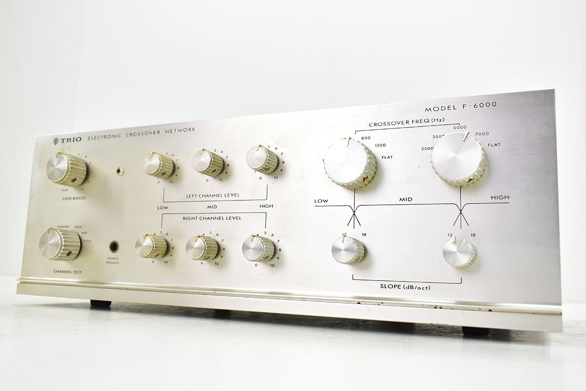TRIO F-6000 ネットワーク クロスオーバー 希少 チャンネルデバイダー