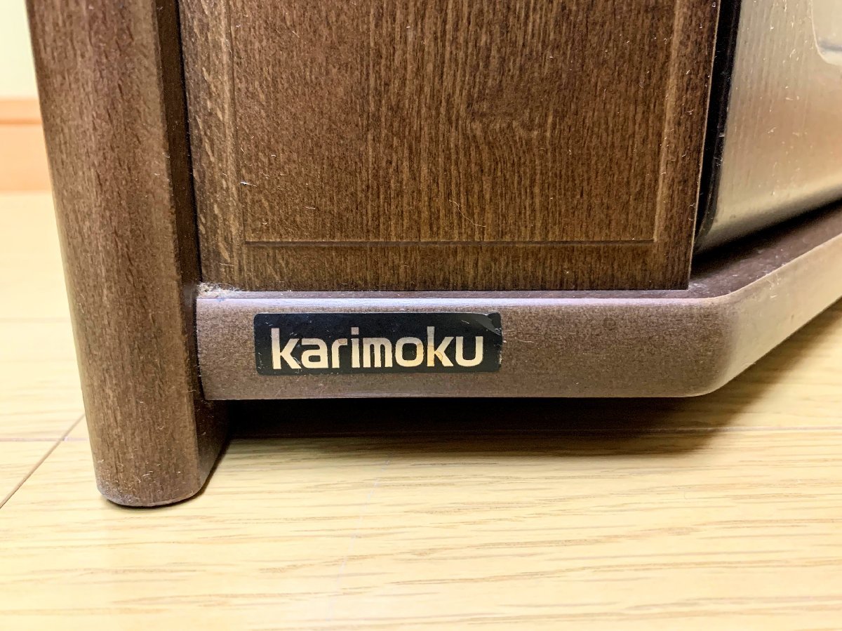 カリモク 花台 karimoku 電話台 Karimoku 台 収納棚 コーナーラック