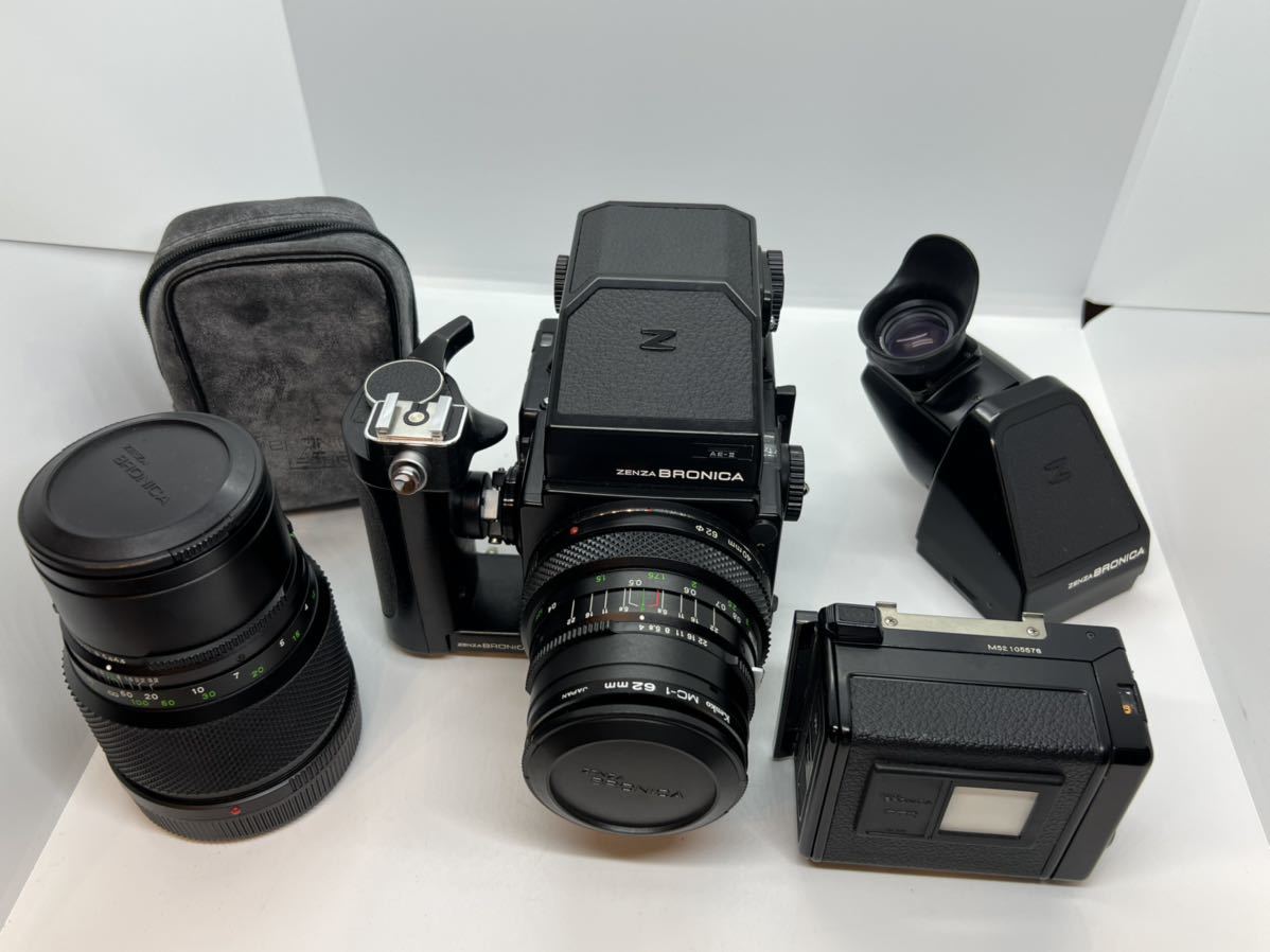 美品 ZENZA BRONICA ETRS AE-II 中判フィルムカメラ / ZENZANON MC 1:4 F=