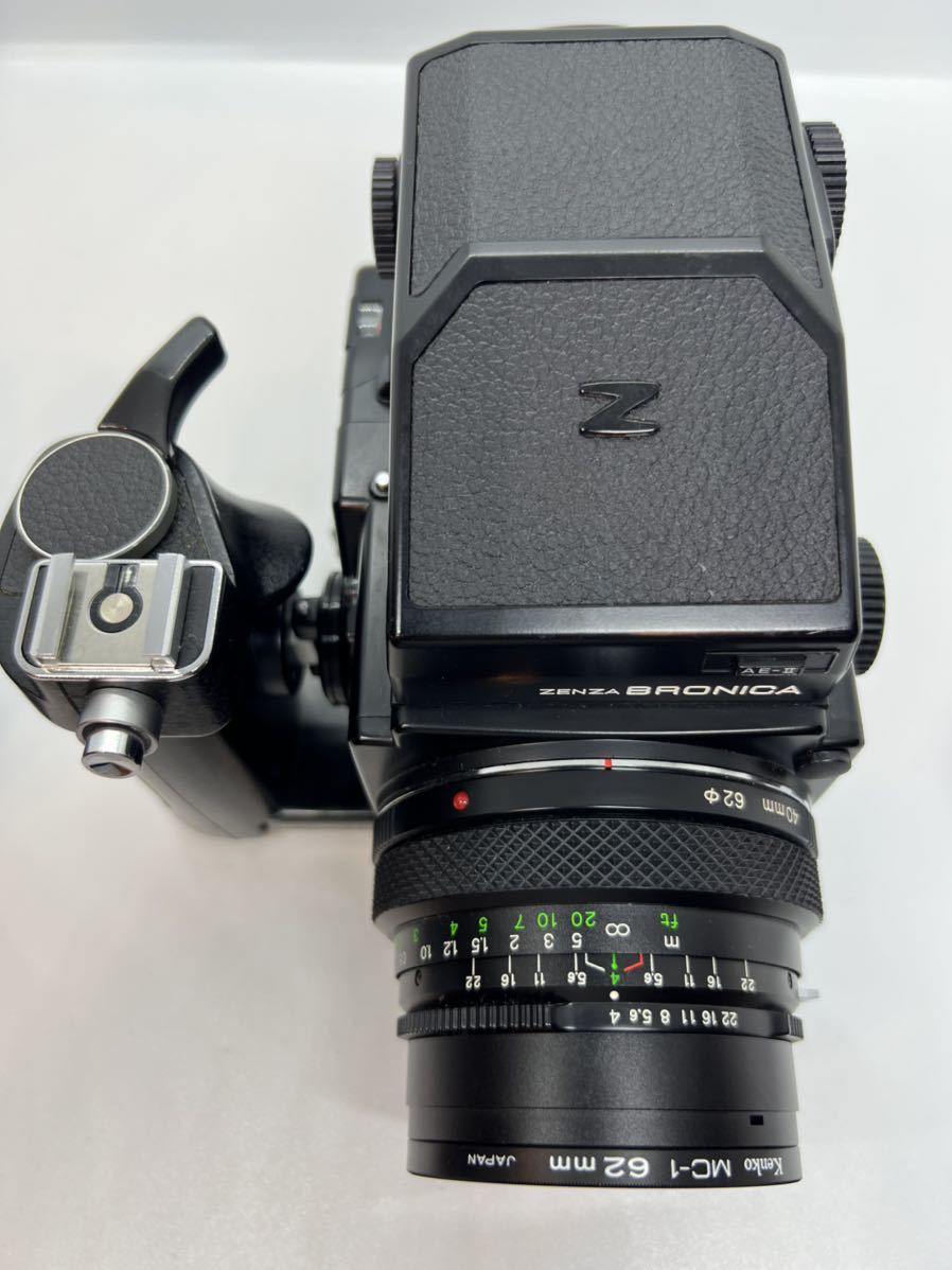 美品 ZENZA BRONICA ETRS AE-II 中判フィルムカメラ / ZENZANON MC 1:4 F=