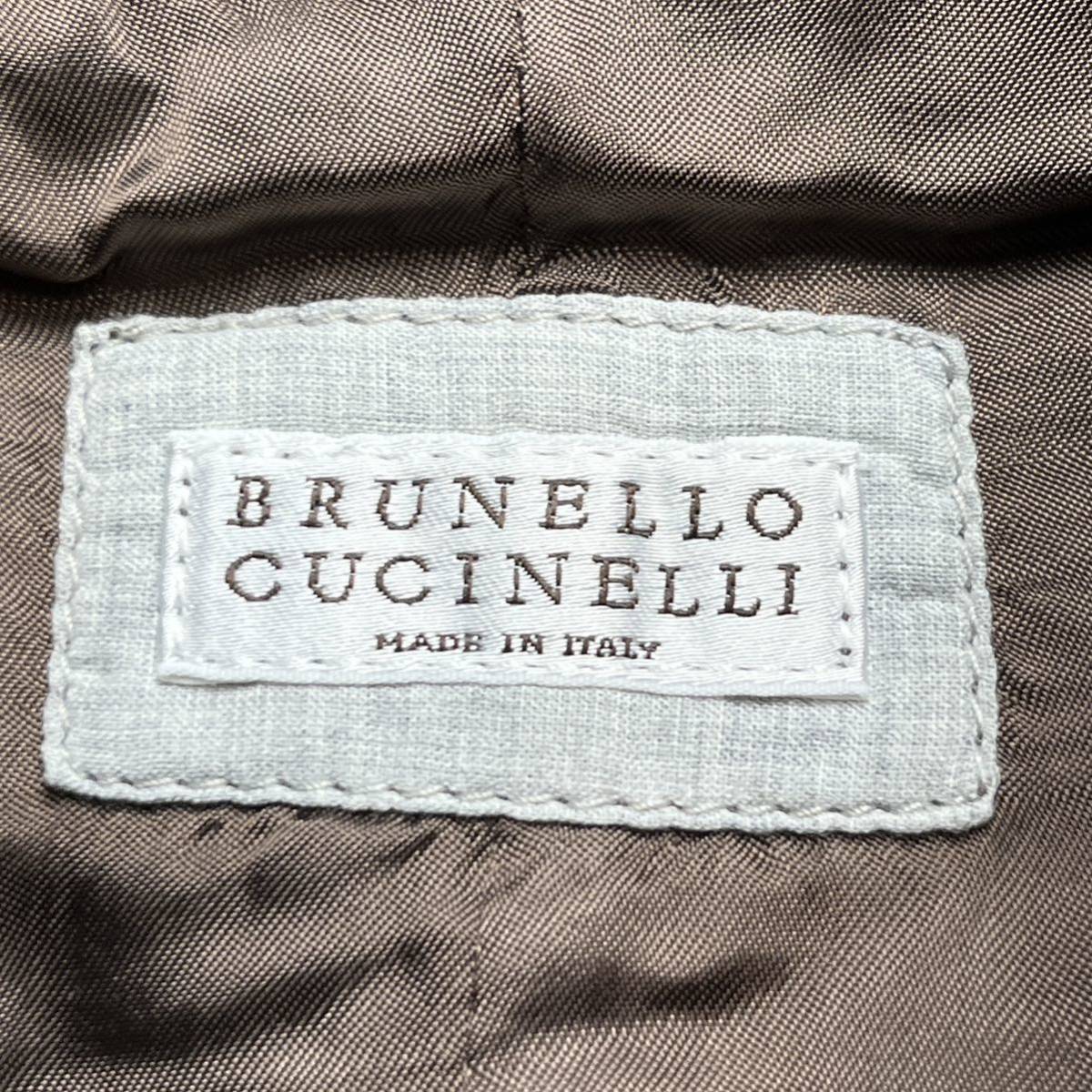 XL/極美品 ○BRUNELLO CUCINELLI ブルネロクチネリ ベスト ジレ
