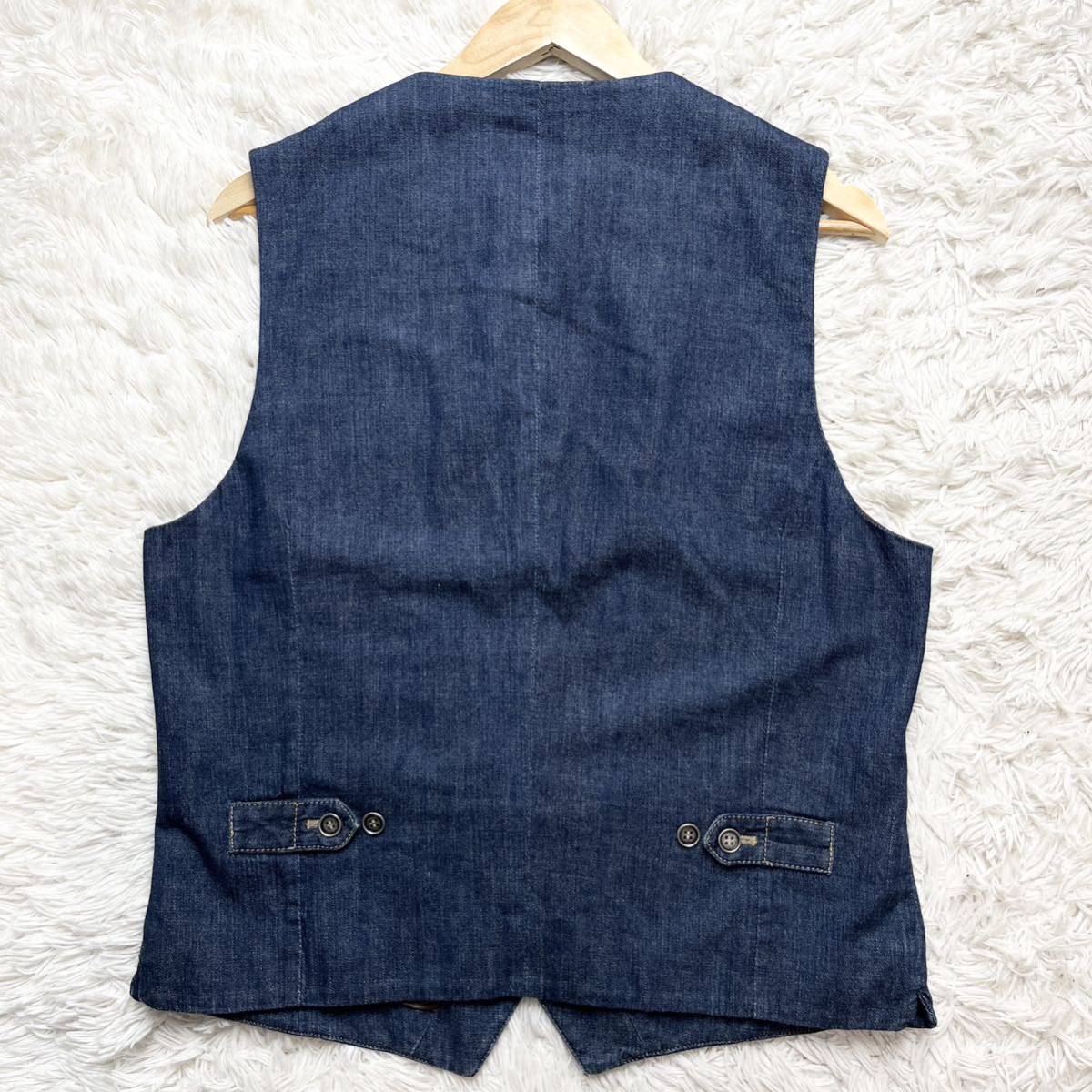 XL/極美品 ○BRUNELLO CUCINELLI ブルネロクチネリ ベスト ジレ