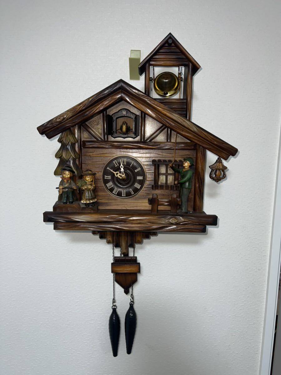 made in GERMANY 鳩時計 動作未確認品 ドイツ仕掛け時計(動作未確認