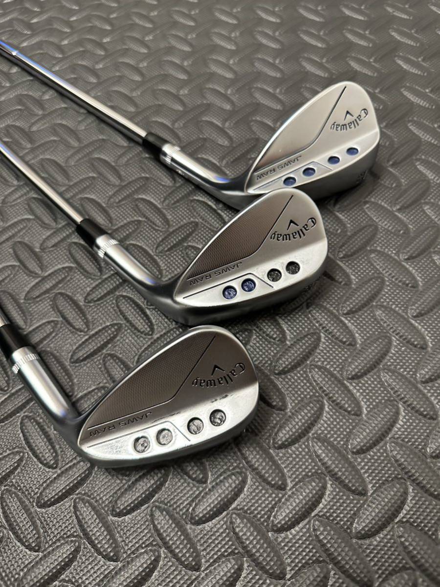 キャロウェイ JAWS 50° 58° JAWSRAW54°の3本セットウェッジ Callaway Jaws ウェッジ 3本セット 50° 54° 58°