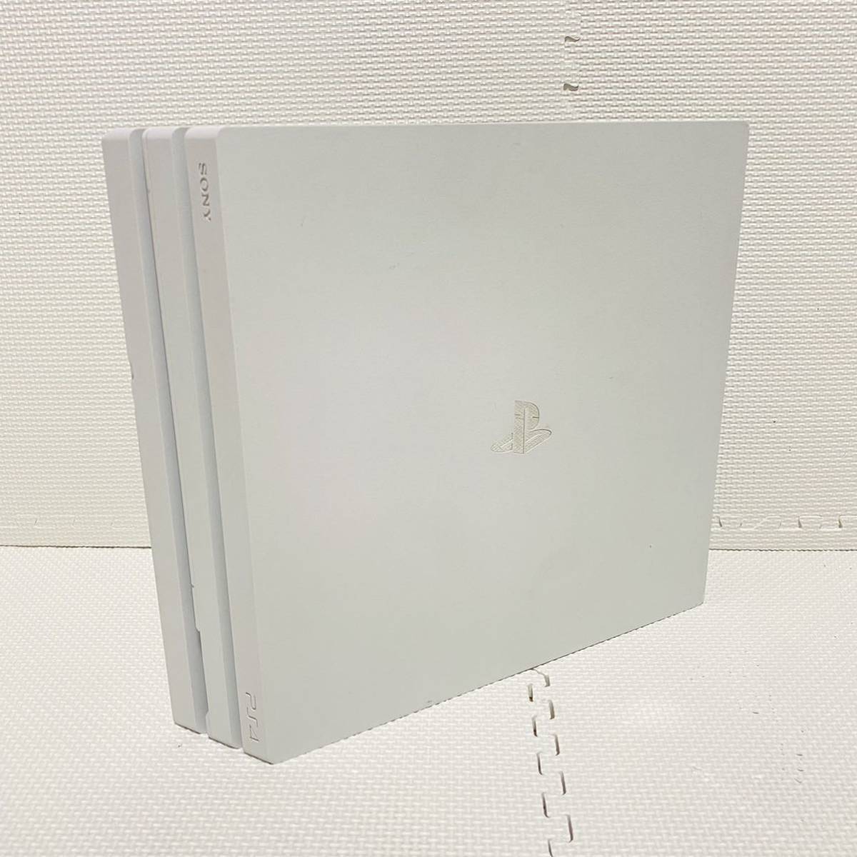 1円☆PS4 Pro CUH-7200B FW:9.60 グレイシャー ホワイト SONY プレステ4 厚型 本体 PlayStation プレイステーション 白