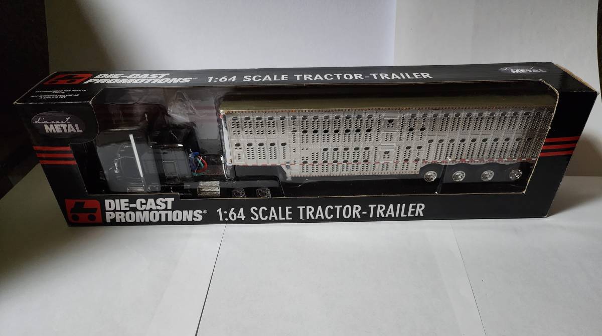 DCP ダイキャストプロモーション 1/64 KENWORTH W900L & CATTLE 