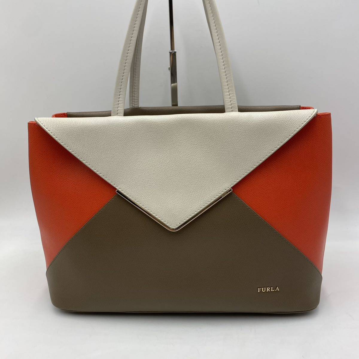 【未使用級/カード付】フルラ 2way ビジネスバッグ レザー A4可 斜め掛け 良品】FURLA レザー ビジネスバッグ 2way A4収納可 ブラック CF800317