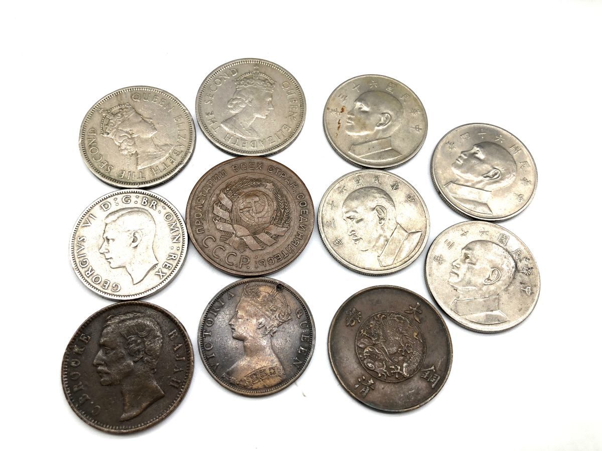 外国貨幣 実物】 硬貨11枚 M1124H - AD 1760-1820 (昭和十一年