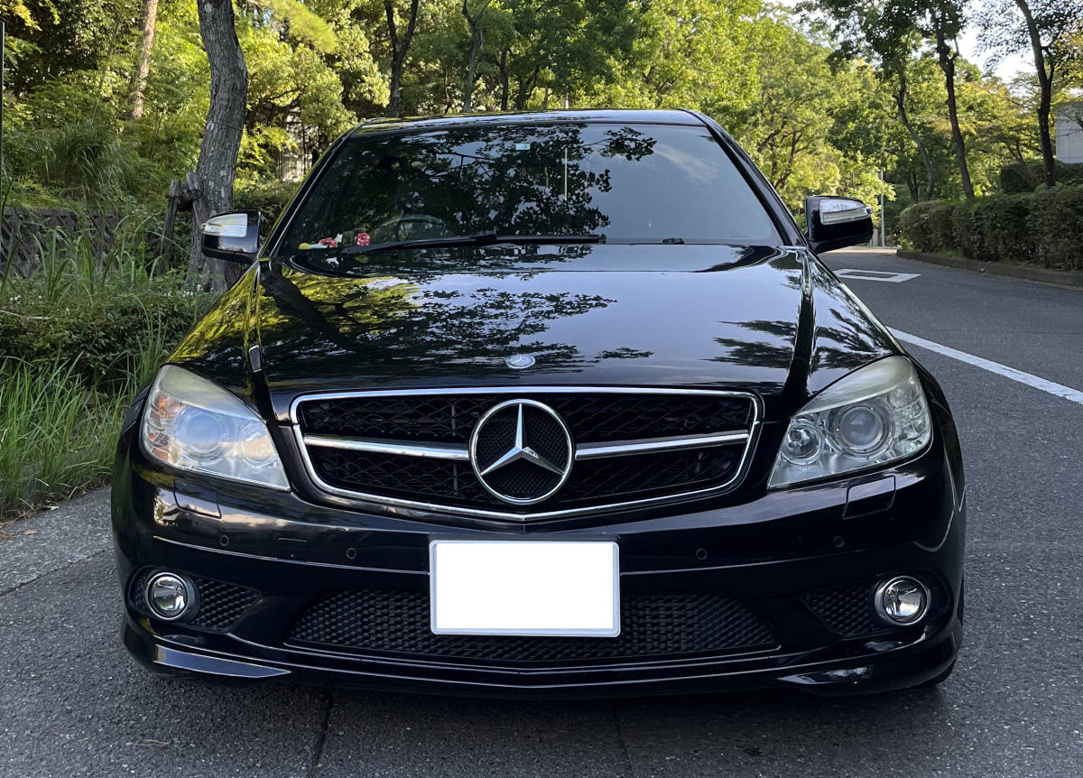 【 車検Ｒ７年3月 】メルセデスベンツ　Cクラス　C200コンプレッサー　平成20年11月登録　走行74500キロ_1