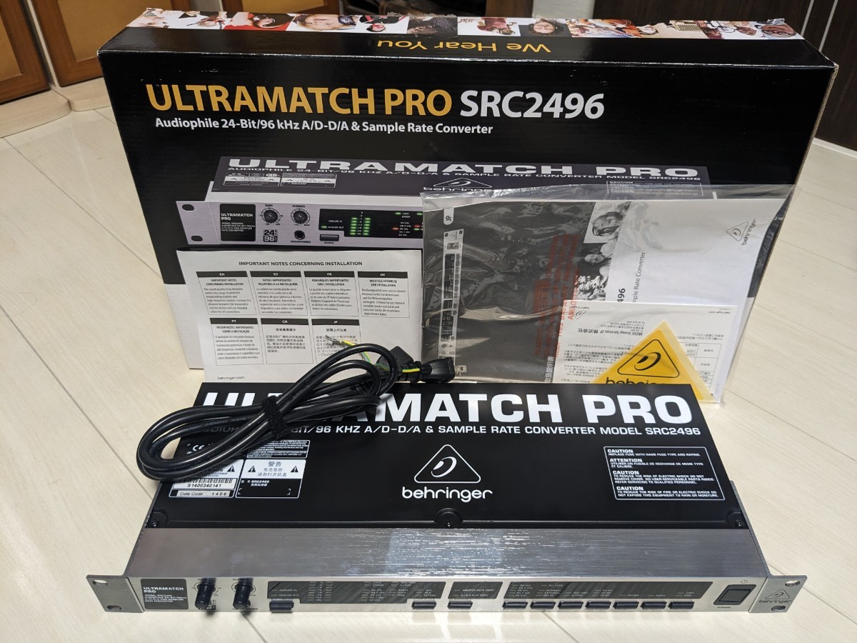 BEHRINGER ( ベリンガー )SRC2496 Ultramatch Pro サンプリングレートコンバーター