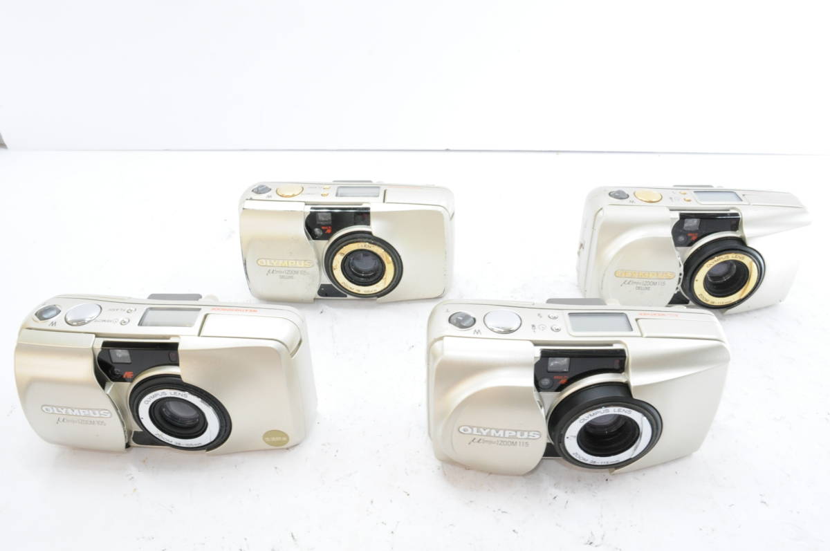 ★訳あり品★ オリンパス OLYMPUS μ mju 105 115 ミュー 4台セット ＃9236