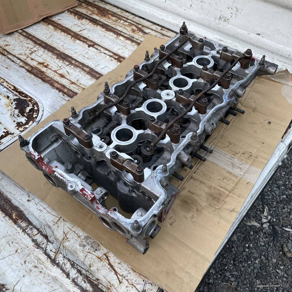 SR20 エンジン ヘッド 52F シリンダー S13 180sx シルビア 日産 純正 