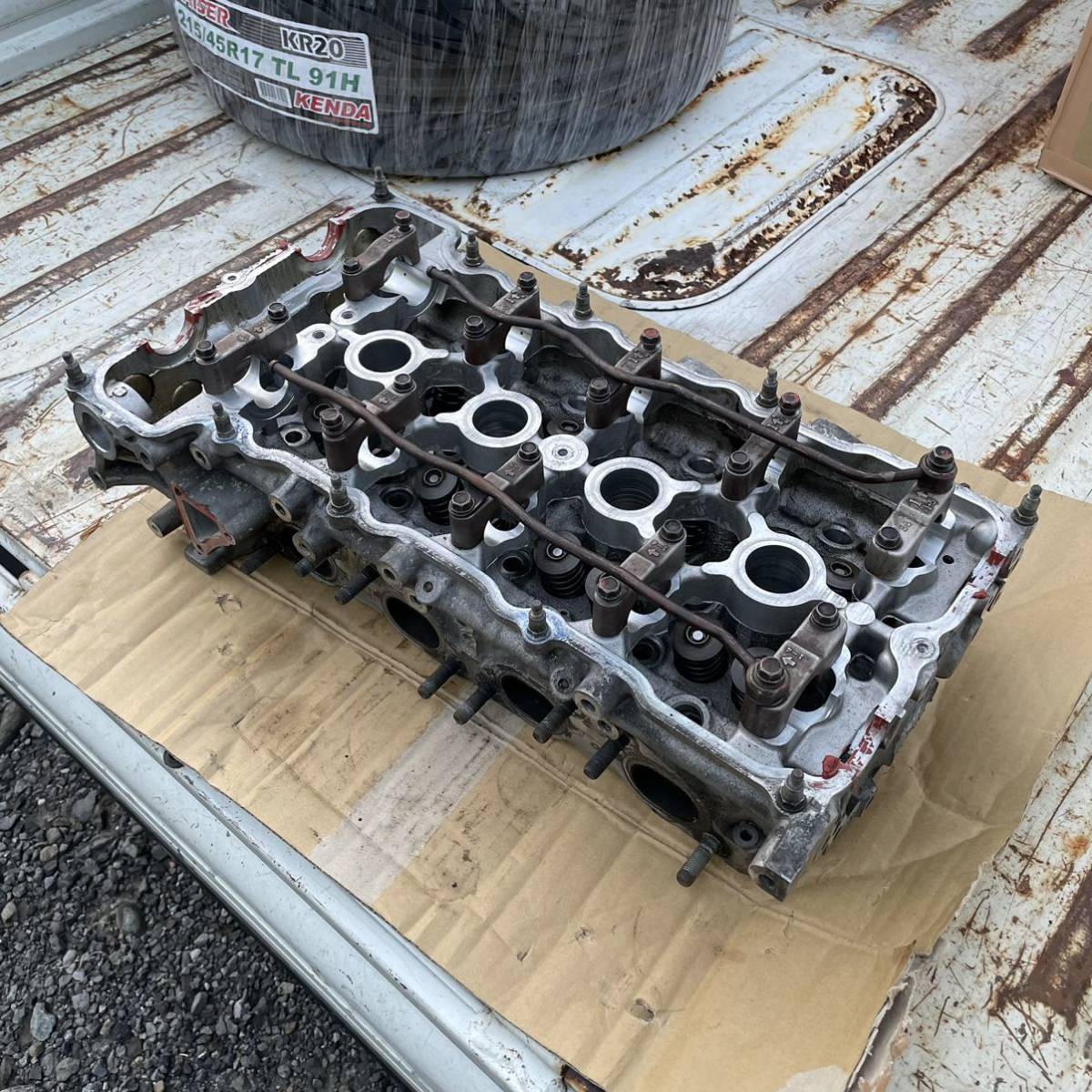 SR20 エンジン ヘッド 52F シリンダー S13 180sx シルビア 日産 純正 