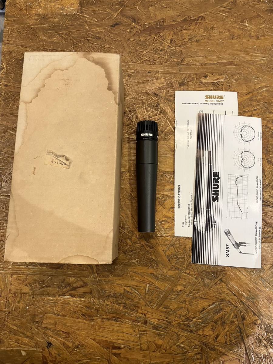 得価，人気SALE SHURE SM57 シュア ダイナミック マイク マイクロフォン BALCOM DYNAMIC(ダイナミックマイク)｜売買されたオークション情報、yahooの商品情報をアーカイブ公開 - オークファン ダイナミックマイク