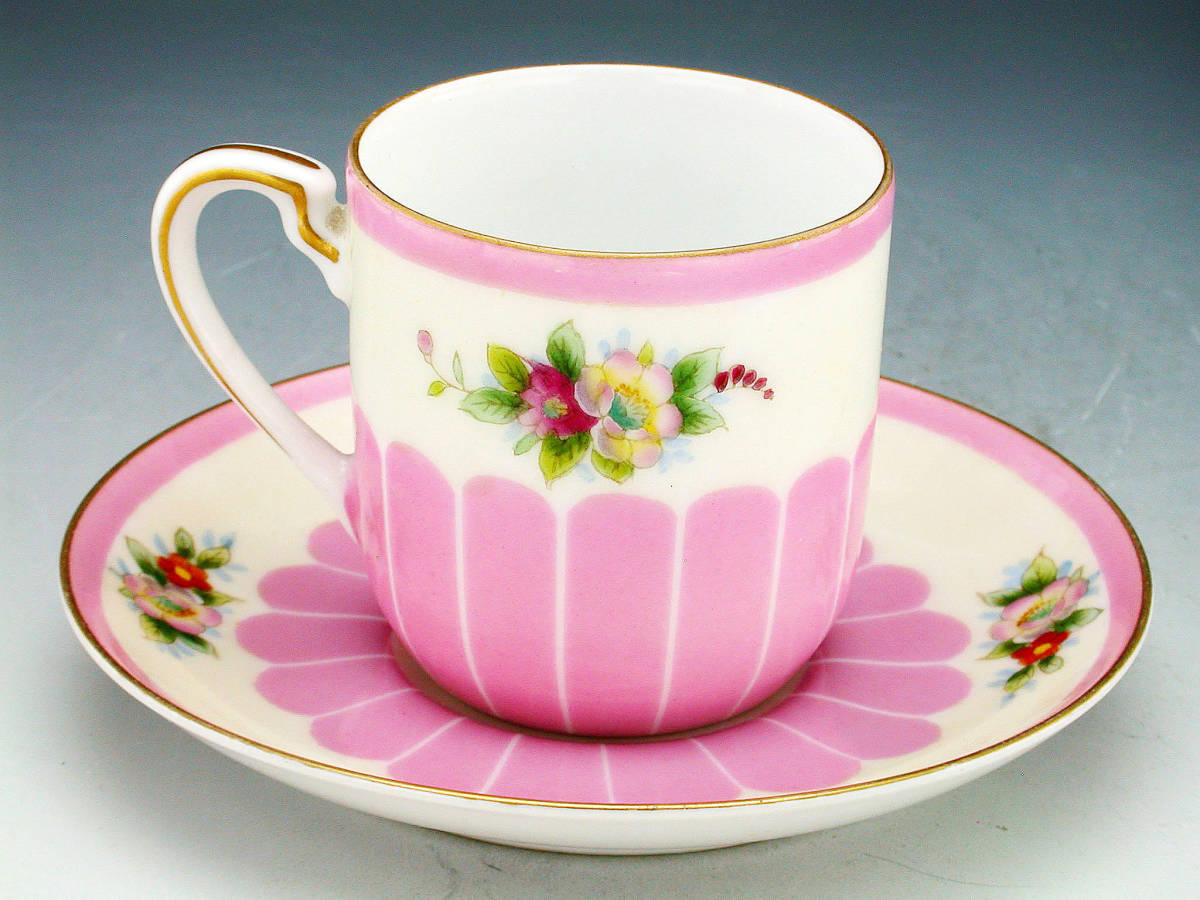 オールドノリタケ銘品!! オールドノリタケ・金彩桃花弁装飾華図紋