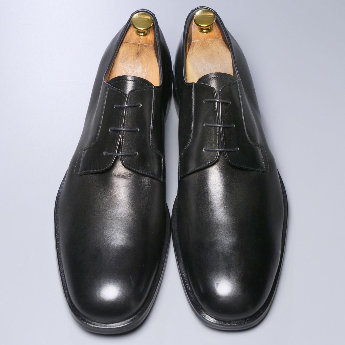 TG4497//未使用/イタリア製/大きいサイズ*カルバンクライン/Calvin Klein*メンズ46/プレーントゥ/レザーシューズ/革靴/黒/ブラック